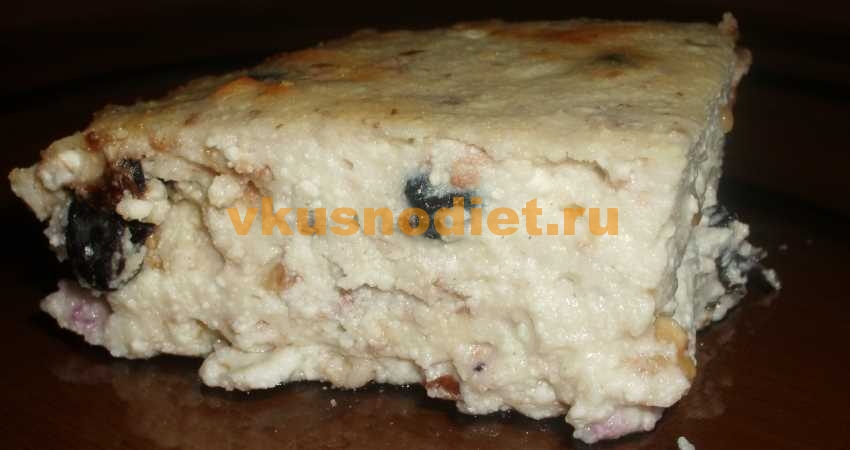 Творожная запеканка в мультиварке
