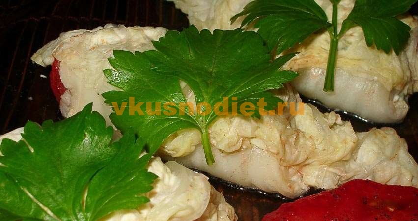 Рулетики из капусты с сыром