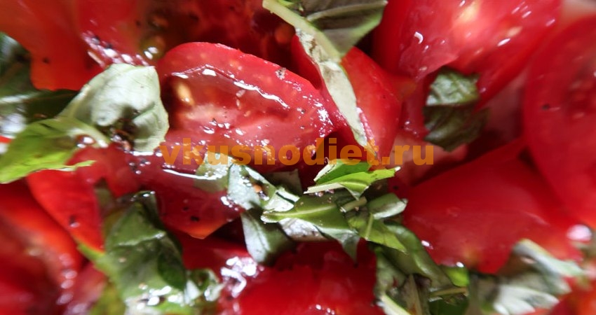Салат из помидоров Ачик-Чучук (Шакарап)